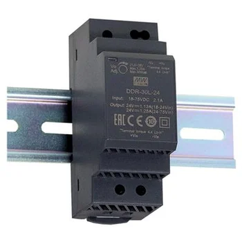 DDR-30L-24, DC/DC преобразователь, 30Вт, вход 18-75В,выход 24В/1.25А Mean Well DDR-30L-24, DC/DC преобразователь, 30Вт, вход 18-75В,выход 24В/1.25А Mean Well
